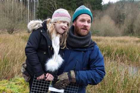 Tom Bowser with daughter Rowan